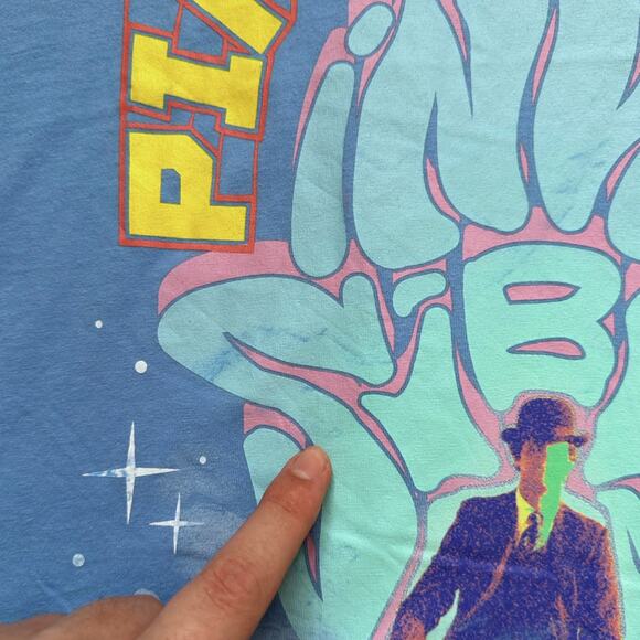 RARE Pink Floyd Invisible Man Soft Blue SS Graphic Tee Size XL NWT - Picture 6 of 9